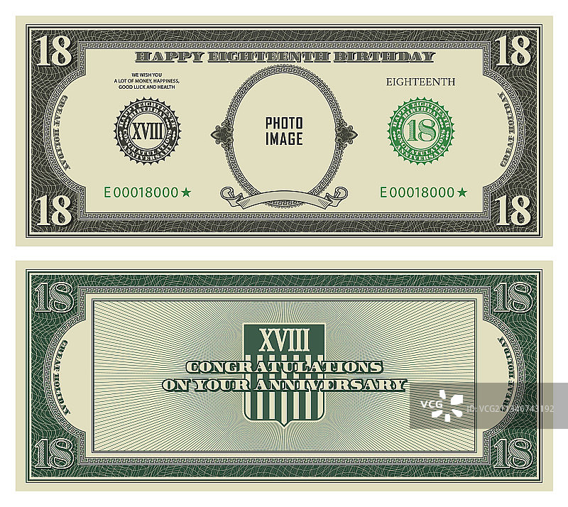 18岁生日和周年纪念样品图片素材