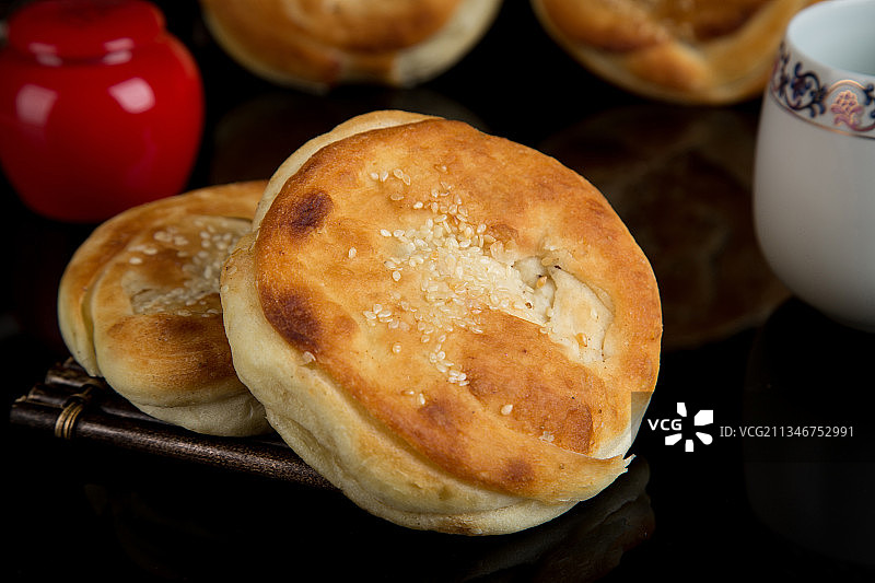 油酥烧饼图片素材