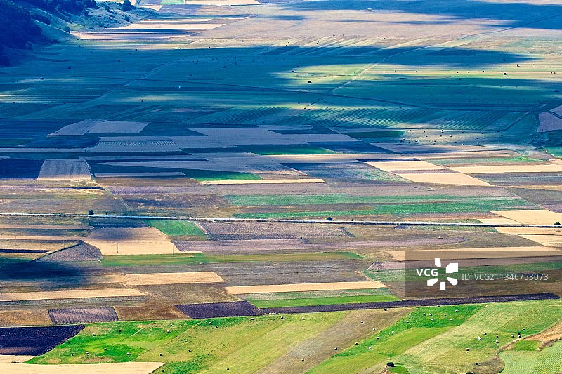 农田鸟瞰图图片素材