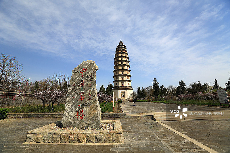 河北定州开元寺塔图片素材