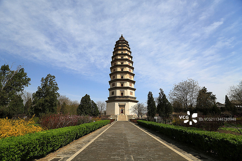 河北定州开元寺塔图片素材