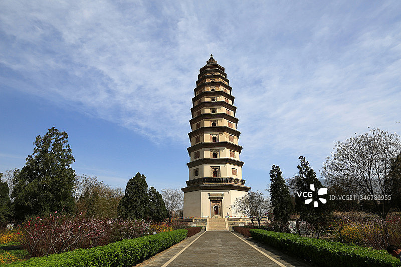 河北定州开元寺塔图片素材