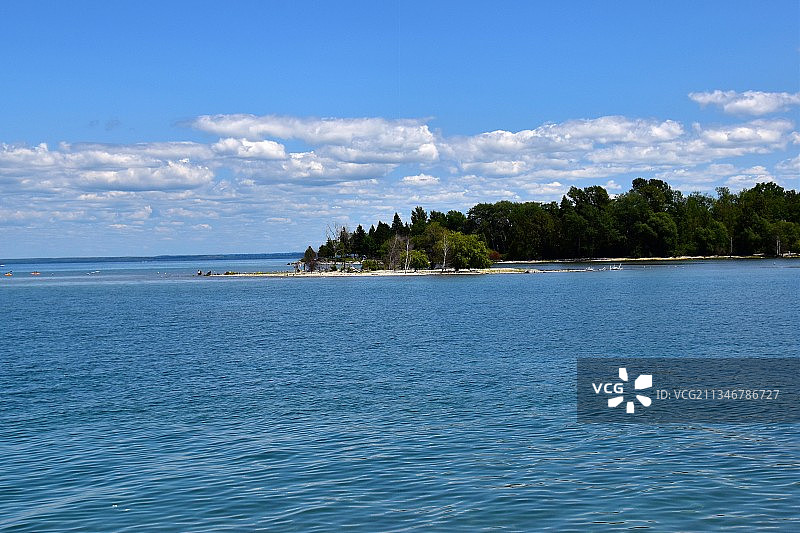 加拿大安大略省科林伍德海天景色图片素材