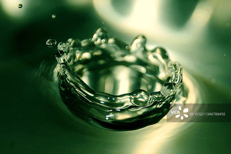 水花飞溅的特写，孟买，马哈拉施特拉邦，印度图片素材