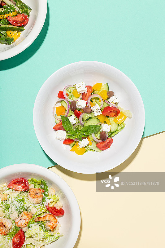 直接上面的镜头食物在盘子上的图片素材