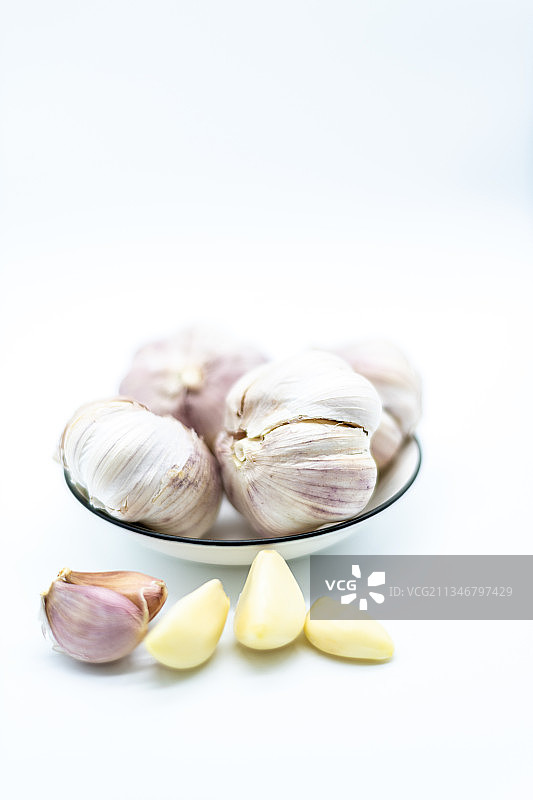 金乡大蒜.紫皮蒜图片素材