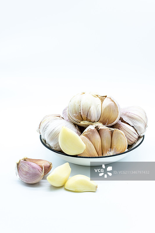 金乡大蒜.紫皮蒜图片素材