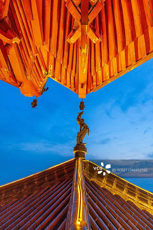 杭州吴山城隍阁图片素材