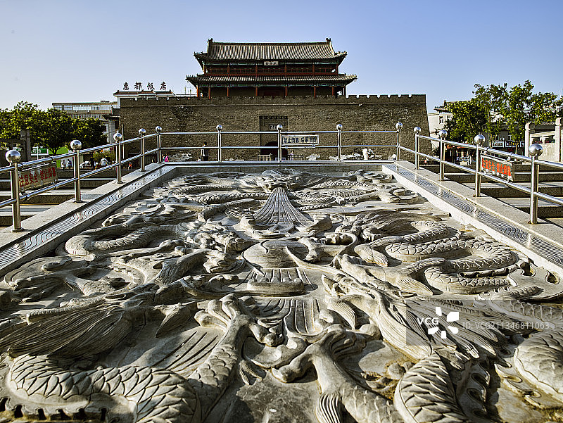 20180801中国 河北省 张家口市 宣化区 拱极楼图片素材