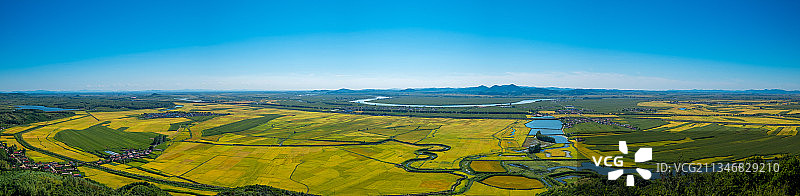 东北的水稻之乡图片素材