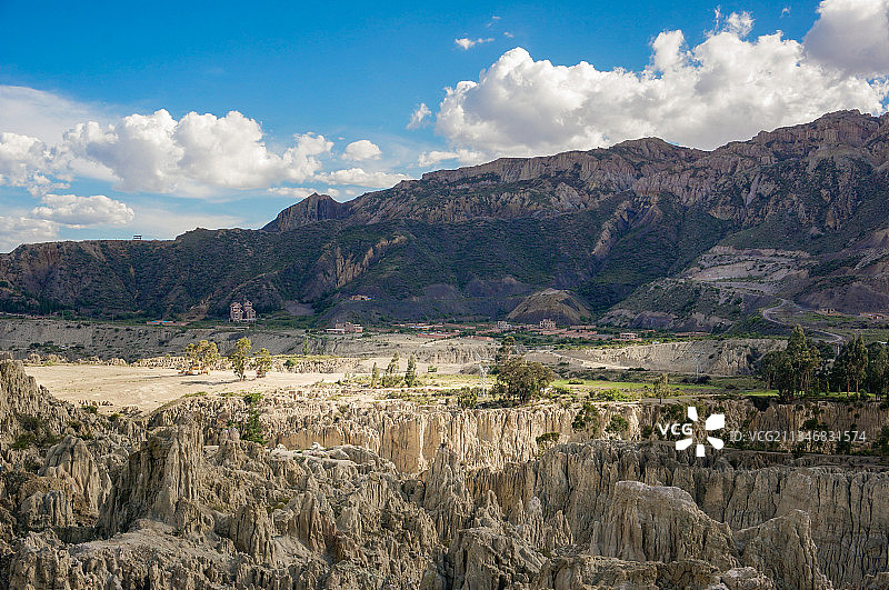 玻利维亚 拉巴斯 月亮谷 Valle de la Luna图片素材