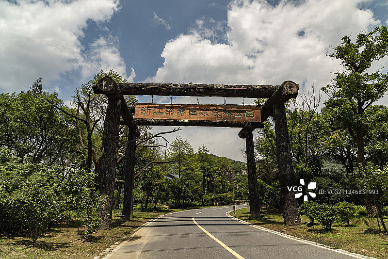 湖州梁希森林公园图片素材