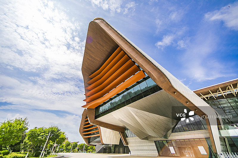 天津城市地标建筑之国家海洋博物馆图片素材