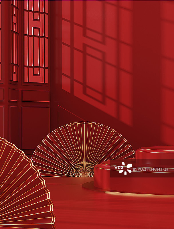 红色电商创意背景图片素材