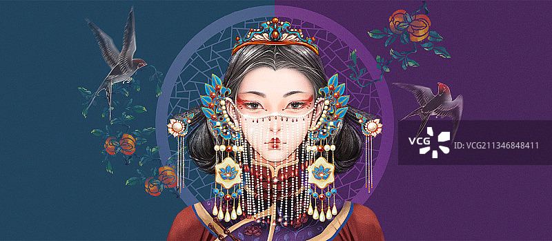 古风人物图片素材