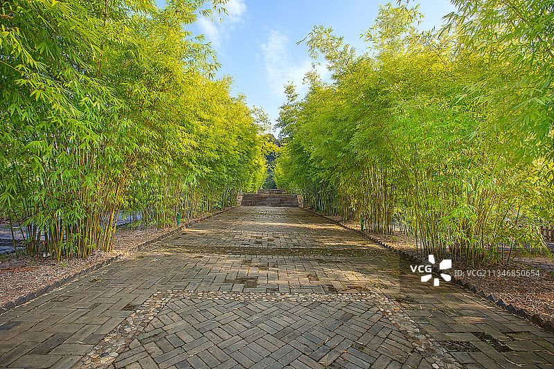 福建三明永安竹天下竹具城图片素材