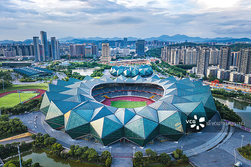 深圳市龙岗区大运中心体育馆图片素材