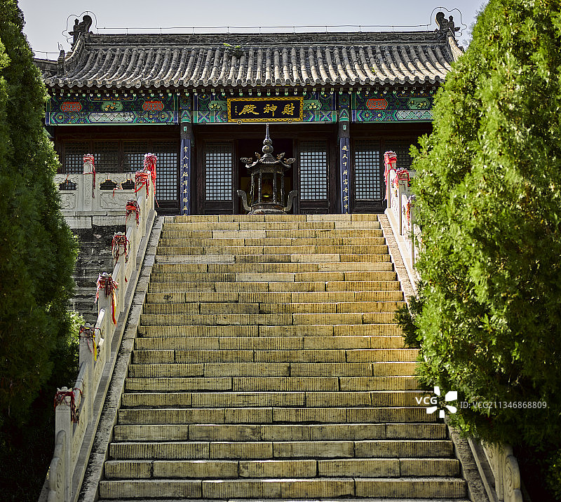 20180906中国 河北省 邢台市 内丘县 扁鹊庙图片素材