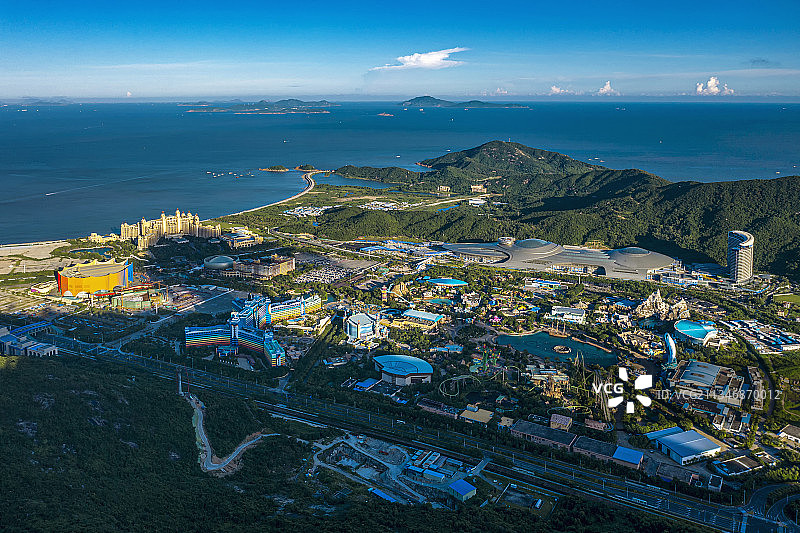 珠海长隆海洋王国城市风光图片素材