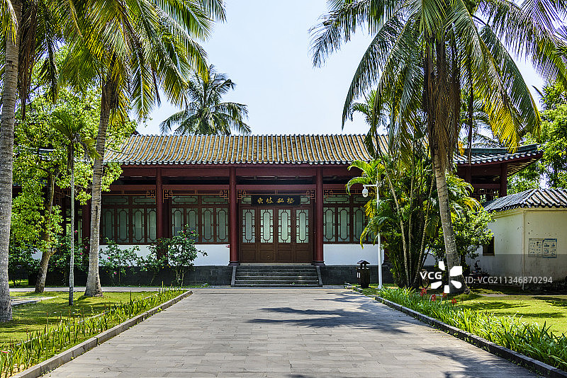 中国海南儋州中和古镇东坡书院图片素材