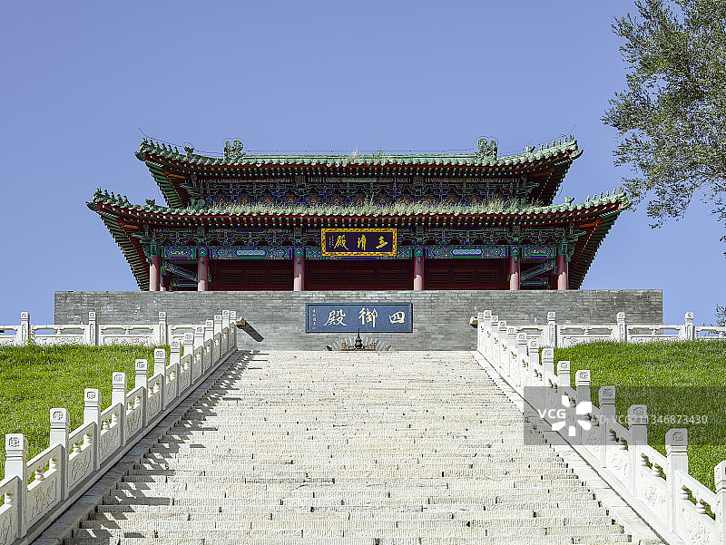 20180906中国 河北省 邢台市 内丘县 扁鹊庙图片素材