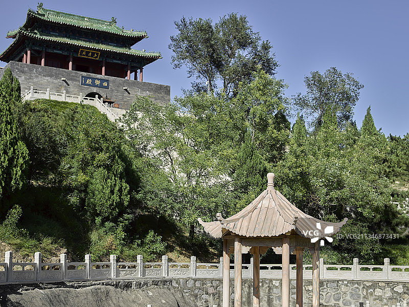 20180906中国 河北省 邢台市 内丘县 扁鹊庙图片素材