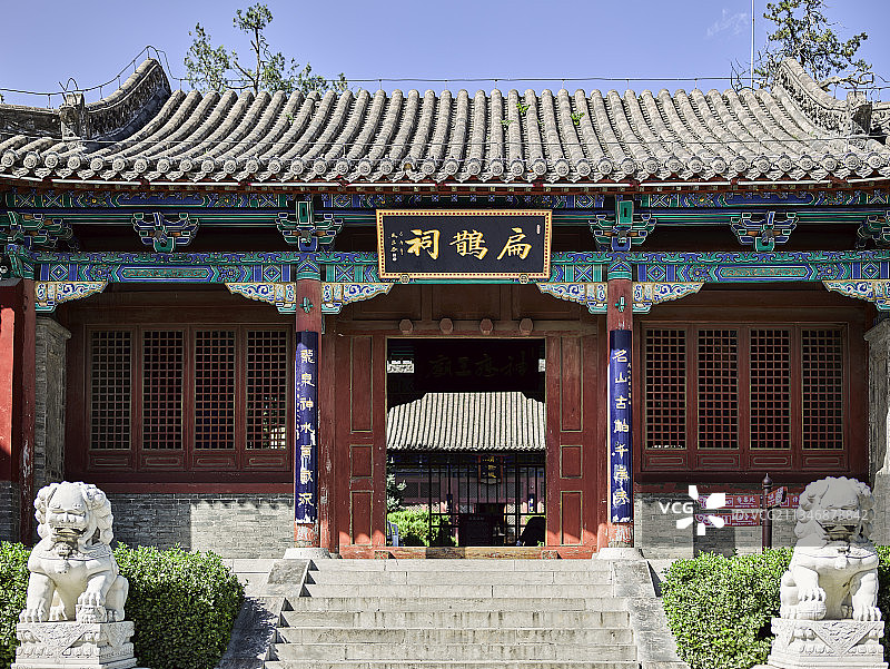 20180906中国 河北省 邢台市 内丘县 扁鹊庙图片素材