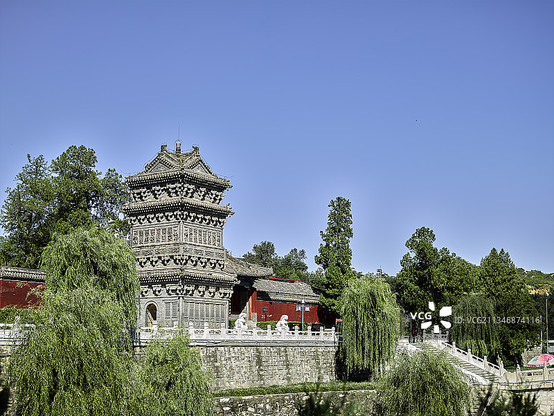 20180906中国 河北省 邢台市 内丘县 扁鹊庙图片素材