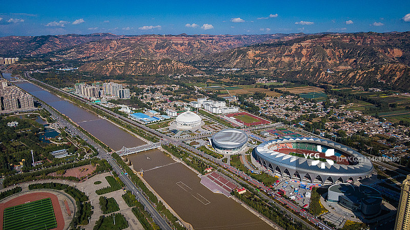 临夏滨河大道图片素材