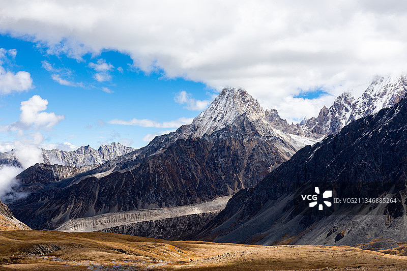 四川甘孜小贡嘎峰图片素材