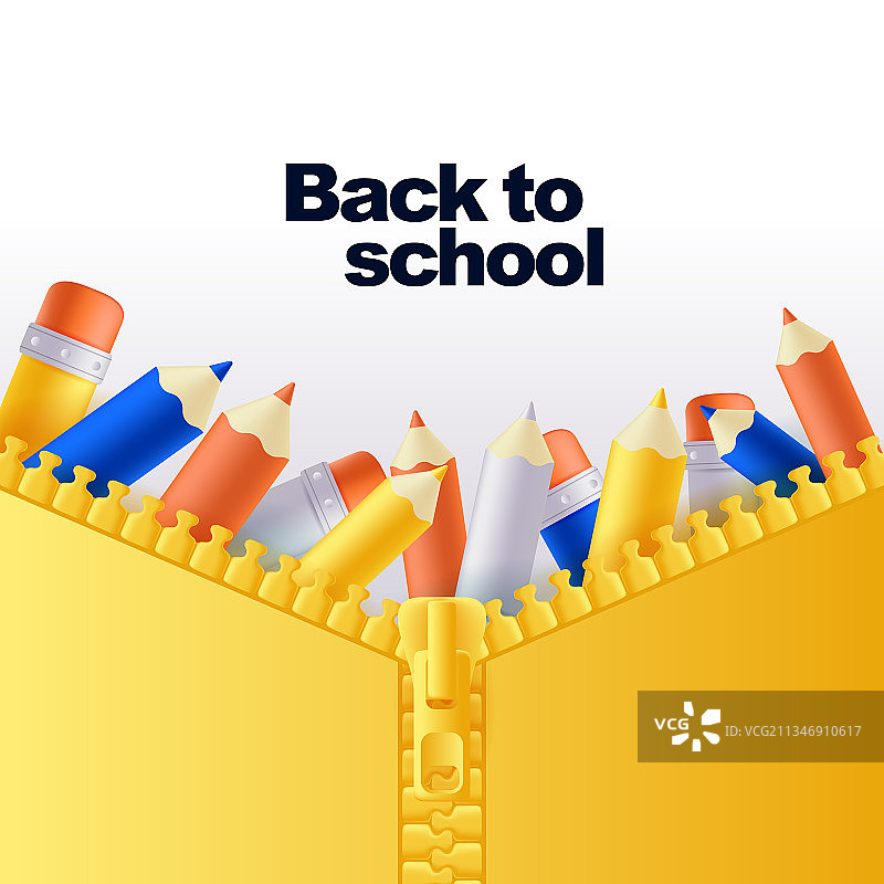 返校季banner或海报背景图片素材