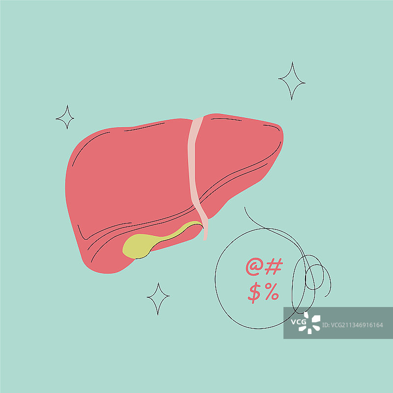 人类肝脏图片素材