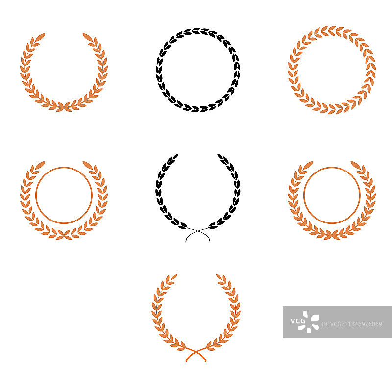 月桂树设计套装图片素材