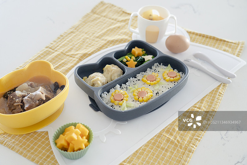 儿童营养午餐图片素材