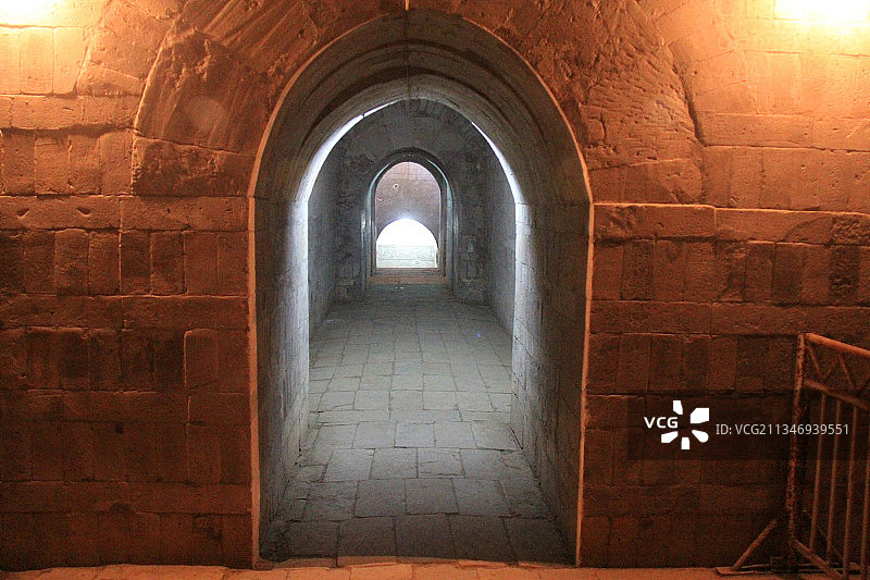 河北定州中山汉墓：墓道图片素材