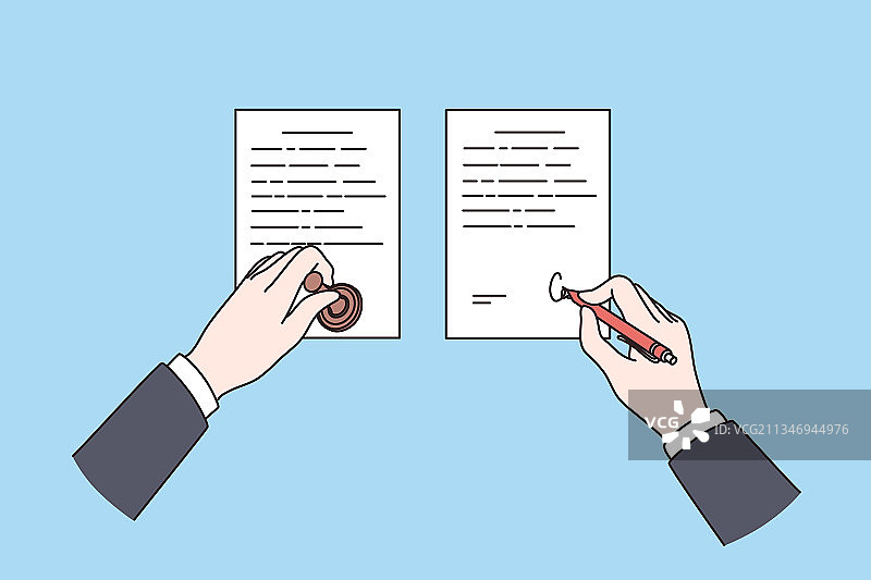 官方公证文件概念图片素材