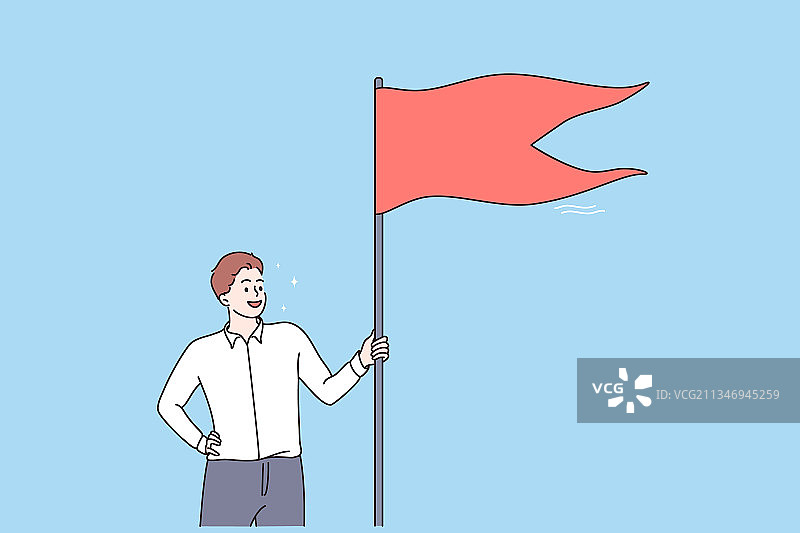 成功商业到达目标概念图片素材