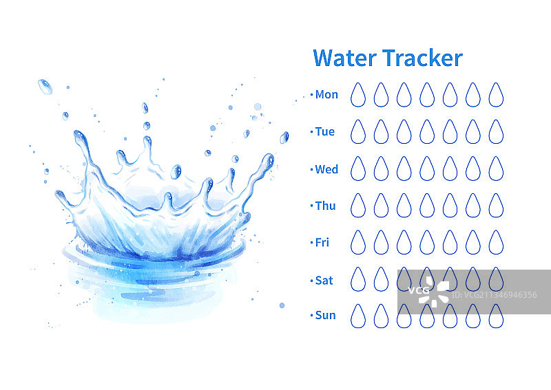 水花皇冠水追踪器图片素材