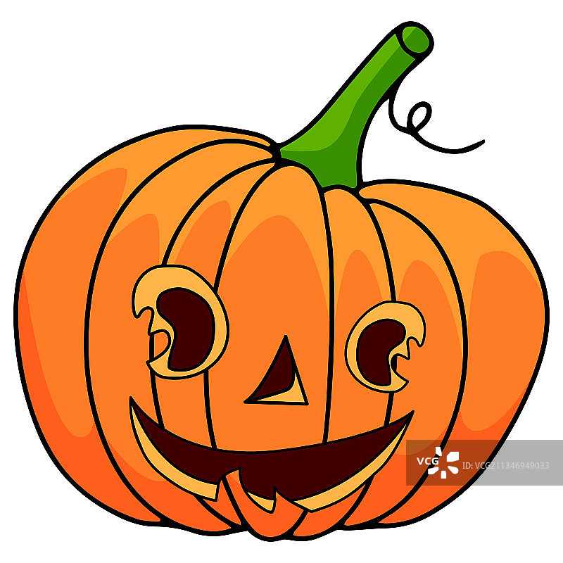 白色背景上的南瓜图片素材
