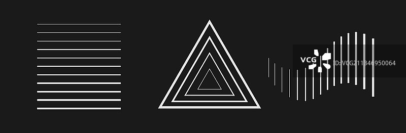 复古未来主义条纹网络复古图案素材图片素材