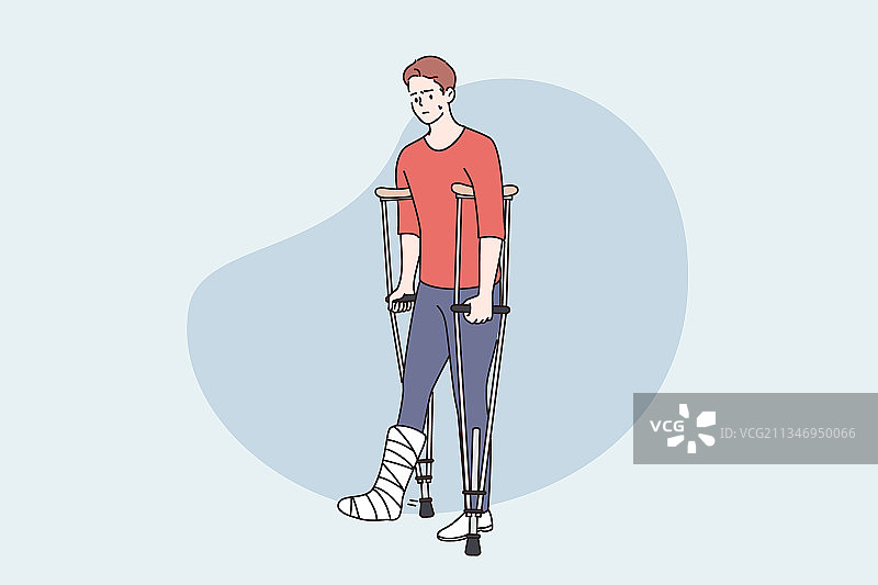 残疾与健康问题概念图片素材