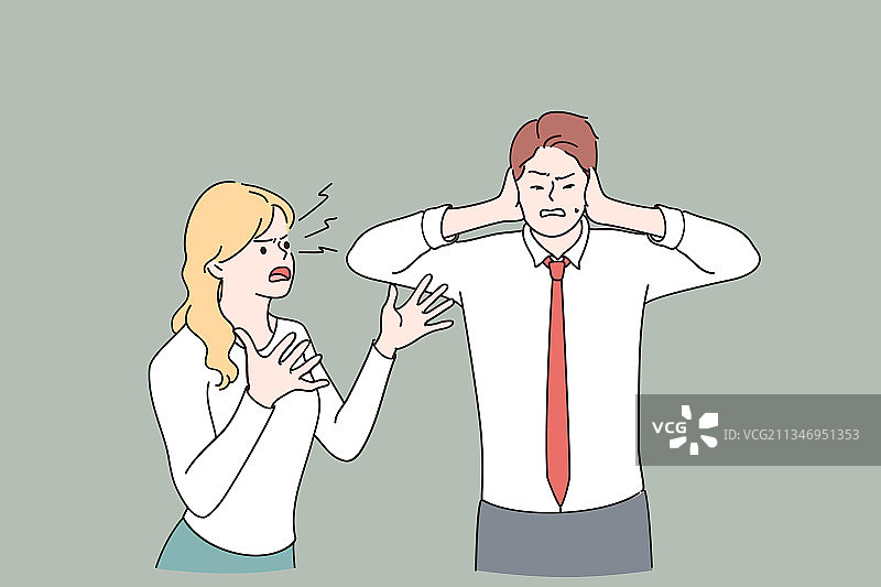 沟通中的丑闻斗争问题图片素材