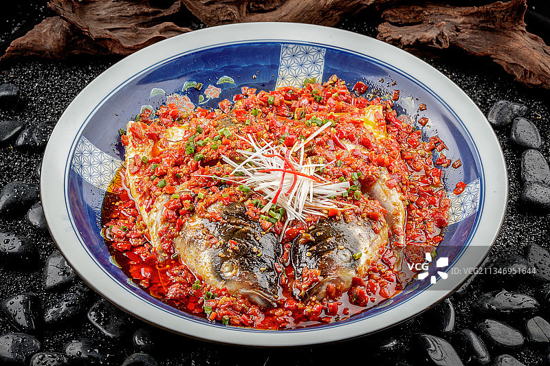 湖南剁椒鱼头图片素材