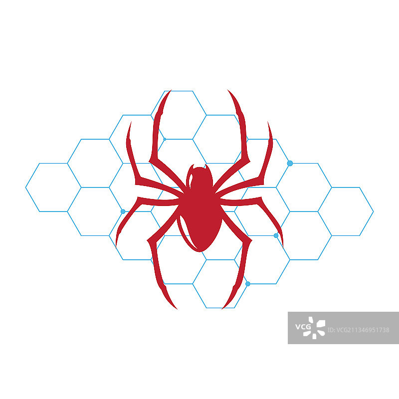 蜘蛛图标设计图片素材