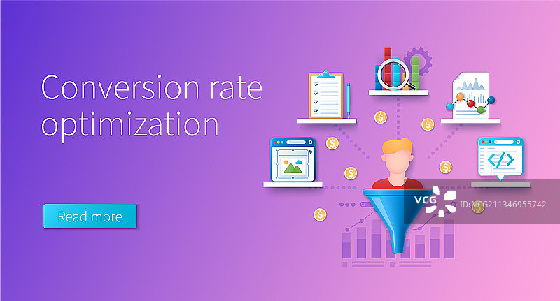 转化率优化banner编程图片素材