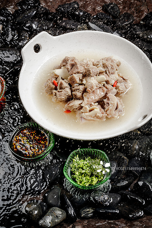 清炖水盆羊肉图片素材