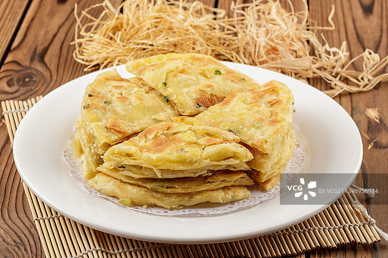 飘香葱油饼图片素材