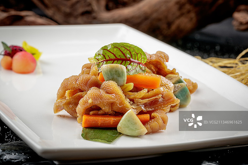 腊八蒜脱骨凤爪图片素材