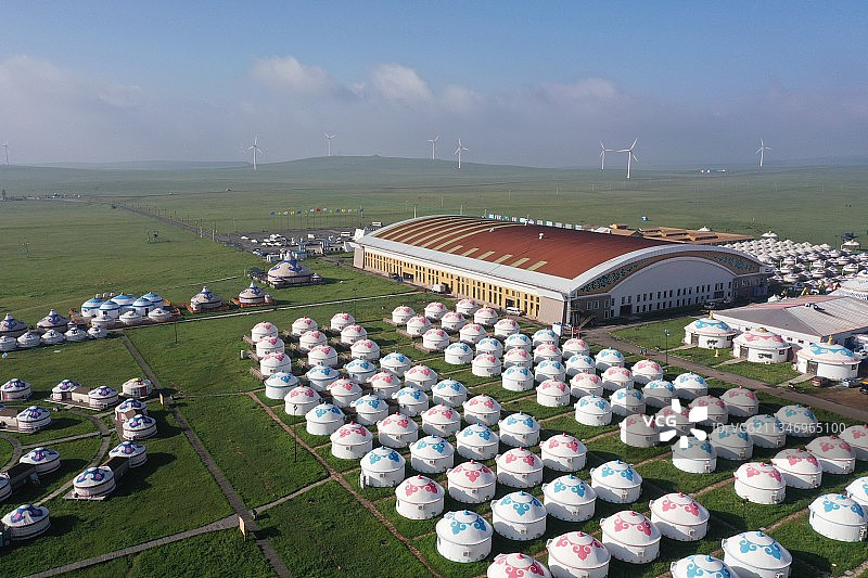 黄花沟景区。图片素材