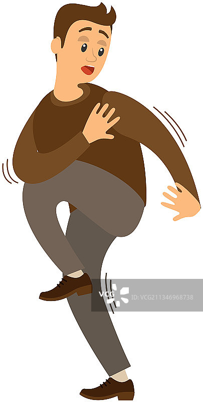 因看到而感到恐惧或震惊的人图片素材